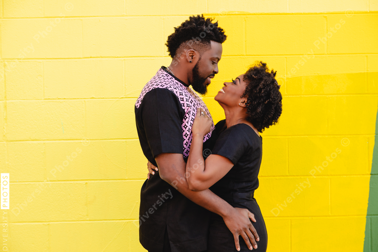 Beautiful young couple in love