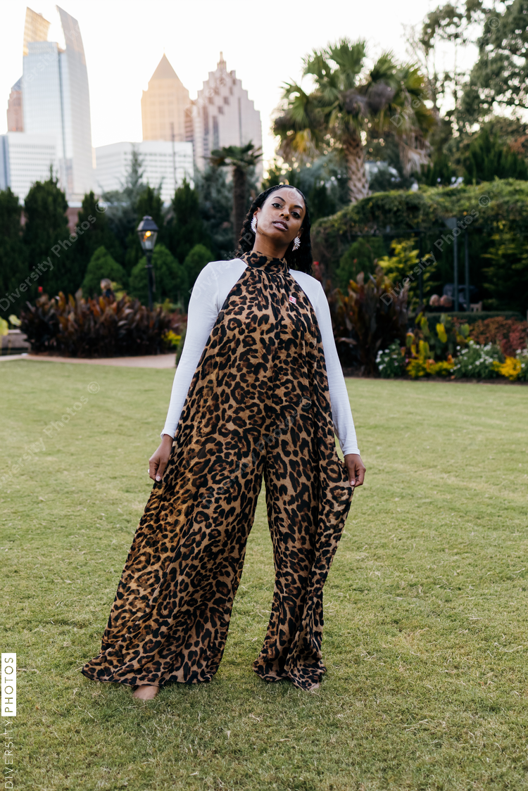 Portrait of African American Muslim woman