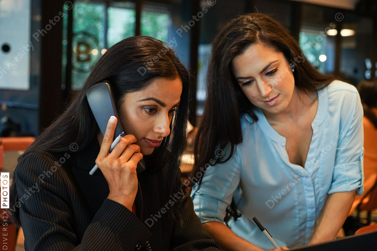 Businesswomen working in office