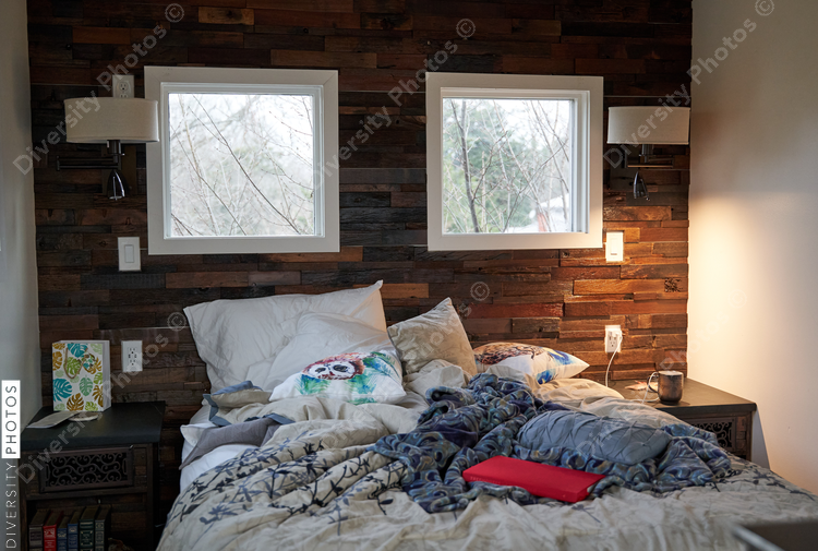 Beautiful interior home, warm and cozy earth tones, bedroom