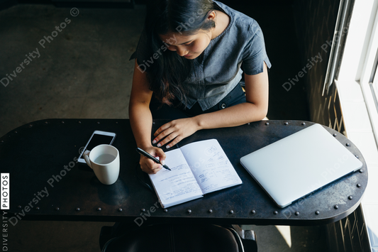 Young businesswoman in office