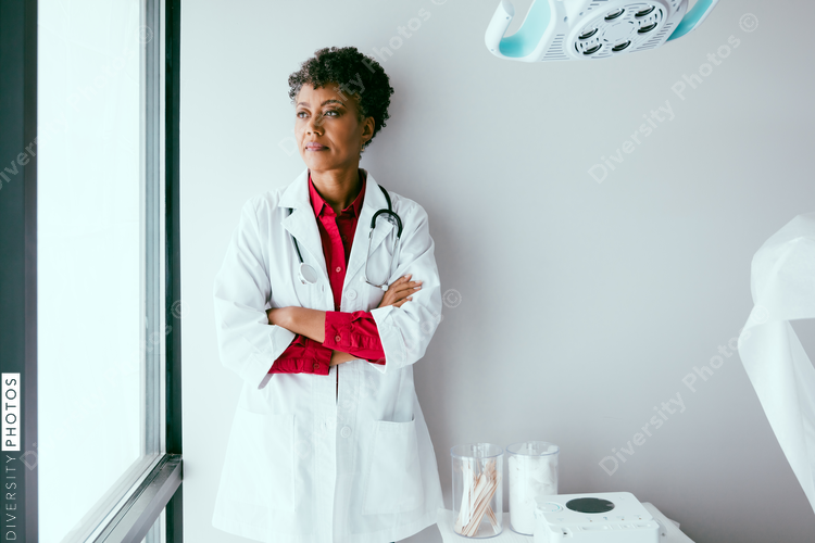 Portrait of doctor in medical office