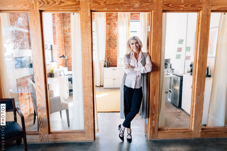 Portrait of young businesswoman