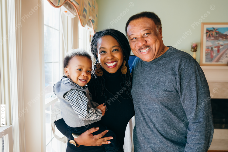 Multigenerational family portrait
