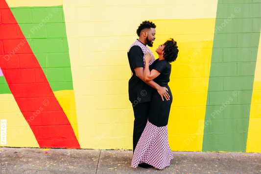 Beautiful young couple in love