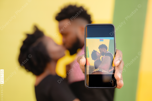 Beautiful young couple in love