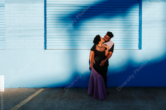 Beautiful young couple in love