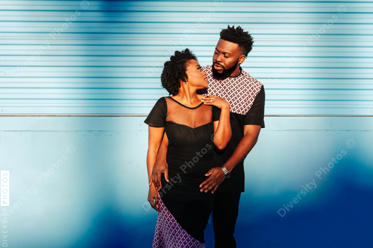 Beautiful young couple in love