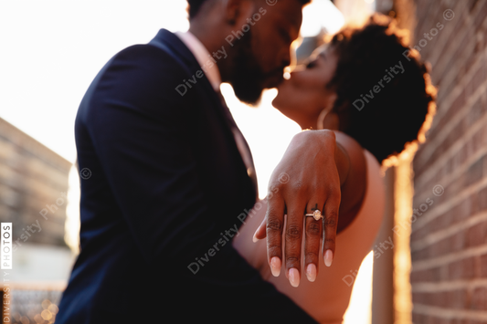 Beautiful young couple in love