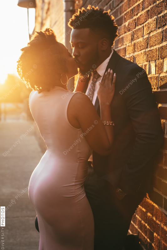 Beautiful young couple in love
