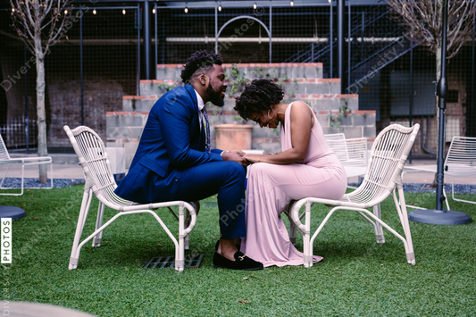 Beautiful young couple in love