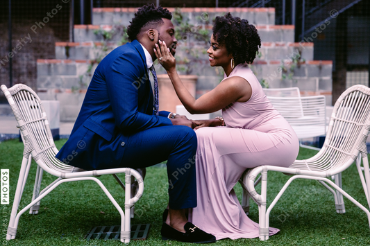 Beautiful young couple in love