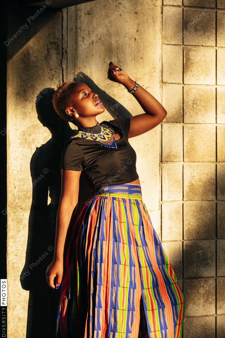 Portrait of confident young Kenyan woman
