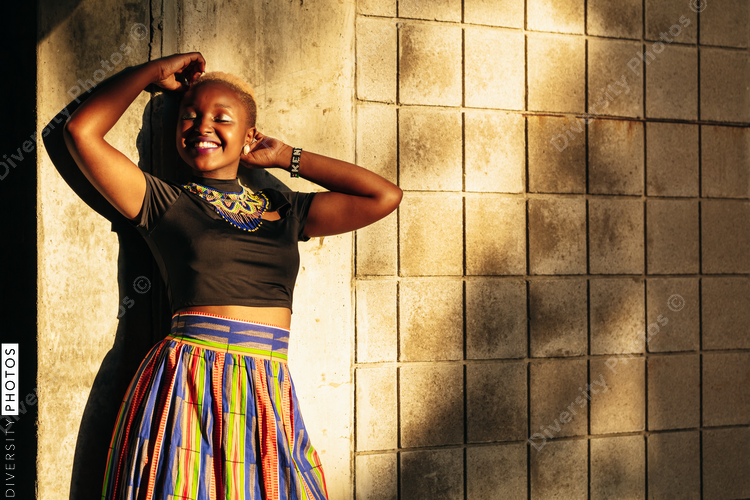 Portrait of confident young Kenyan woman
