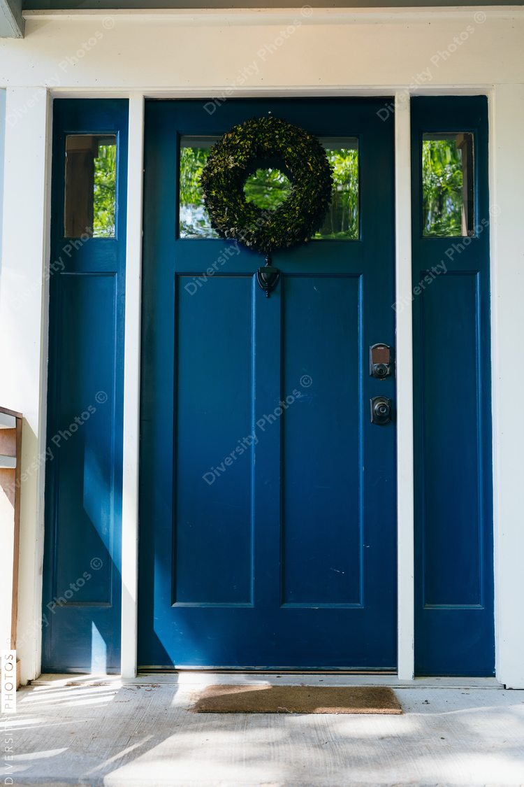 Welcome home, front door to single family house