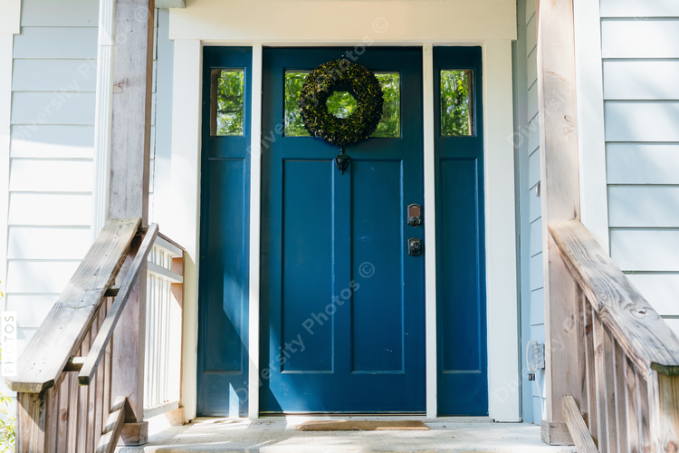 Welcome home, front door to single family house
