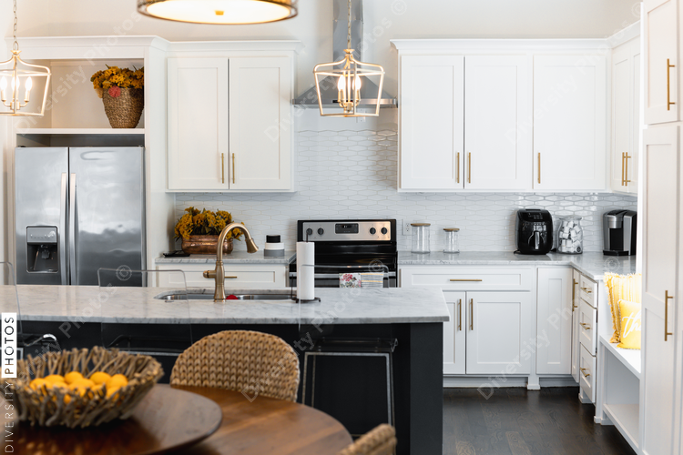 Kitchen in family home