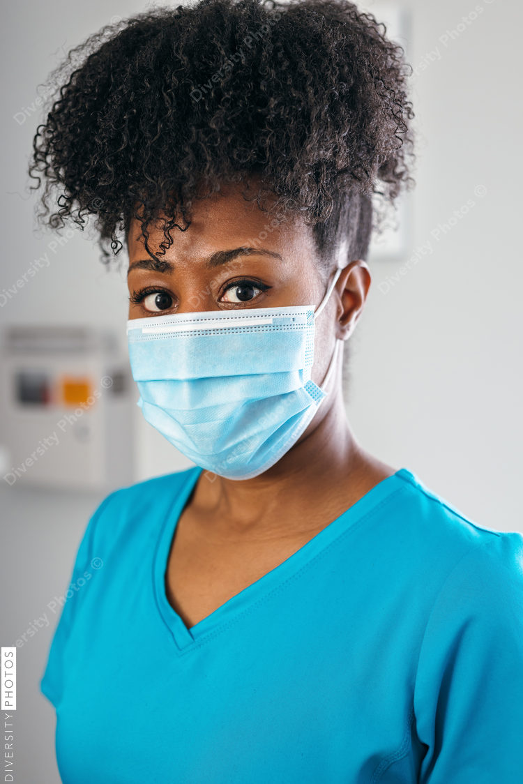 Portrait of healthcare professional woman, nurse