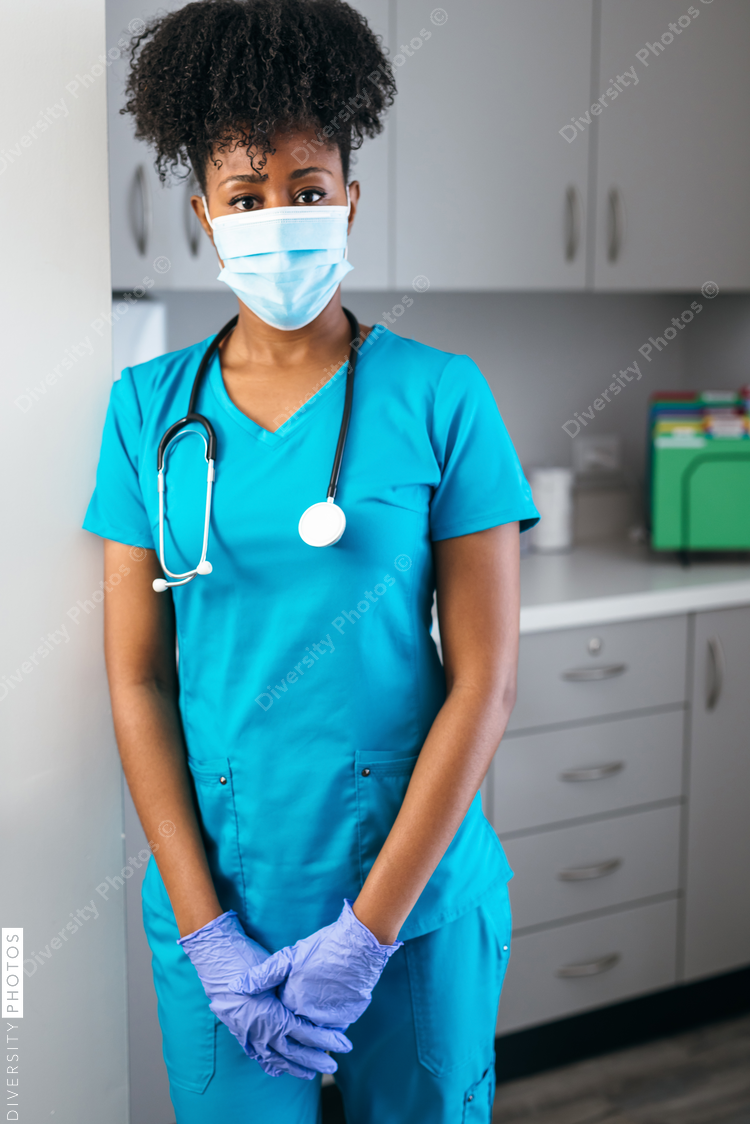 Portrait of healthcare professional woman, doctor