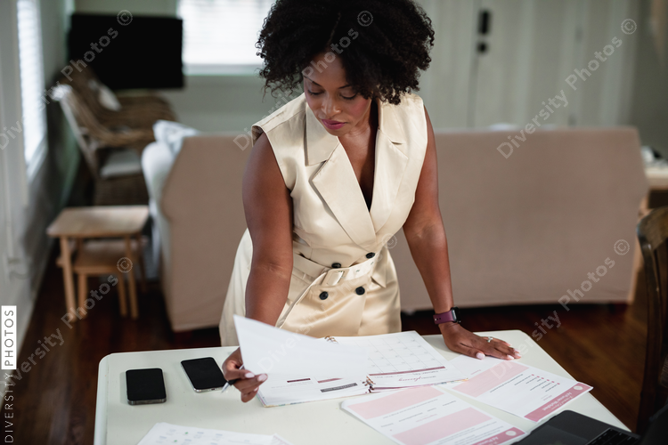 Portrait of Black professional woman, leadership, remote work