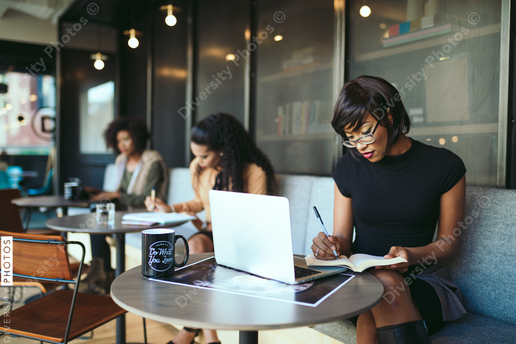 Business people working in office
