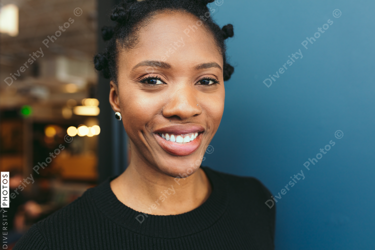 Portrait of smiling businesswoman 