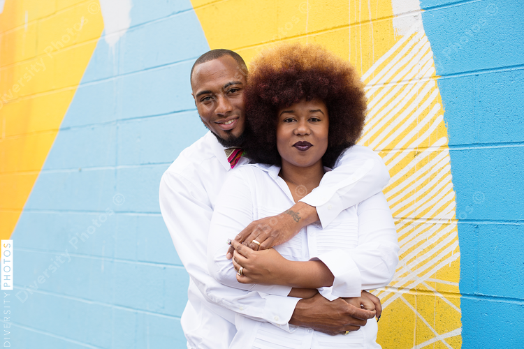 Portrait of young couple