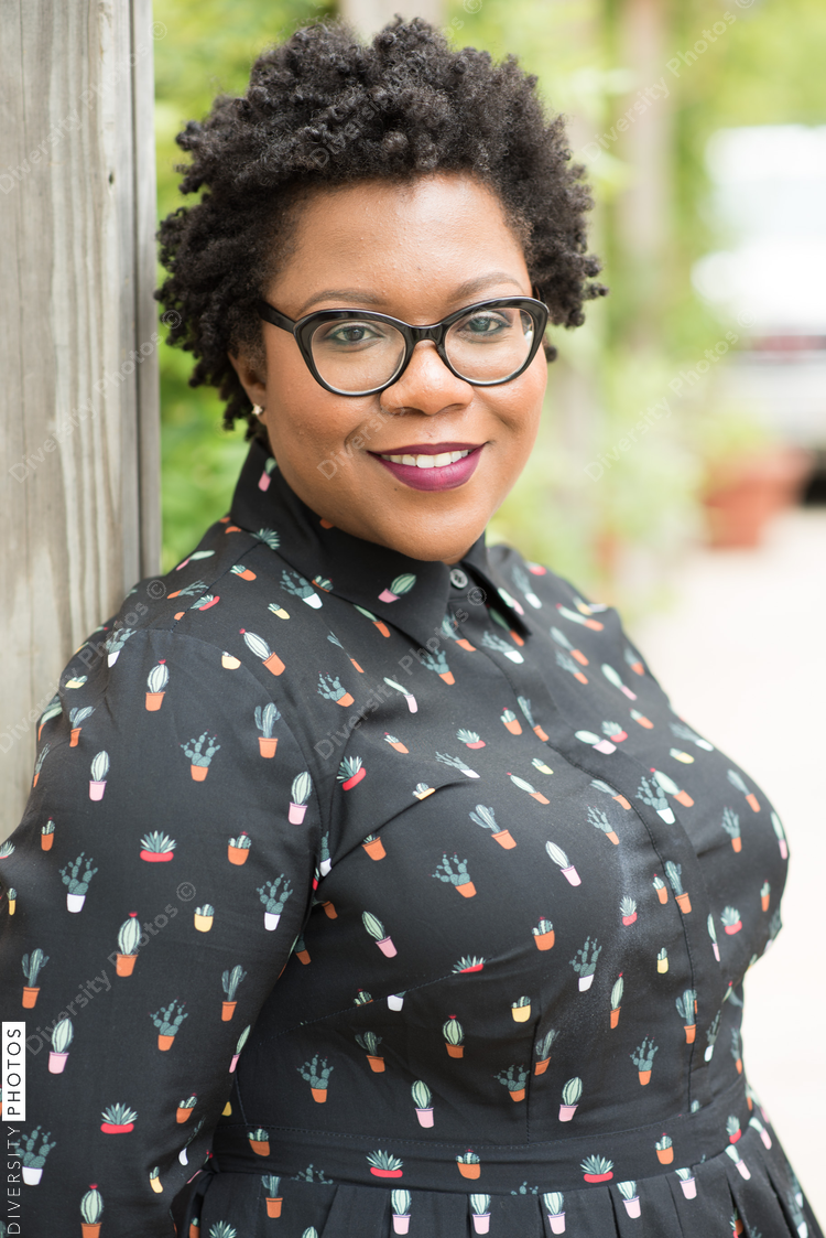 Portrait of smiling woman