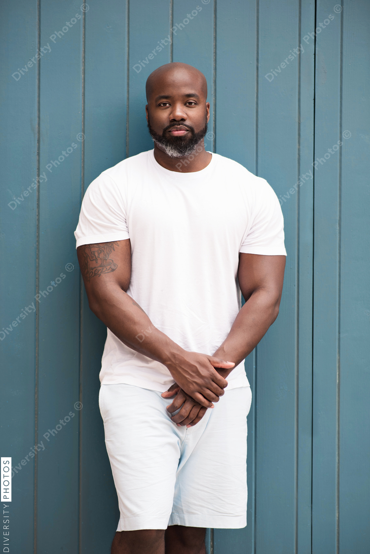 Portrait of man standing outdoors